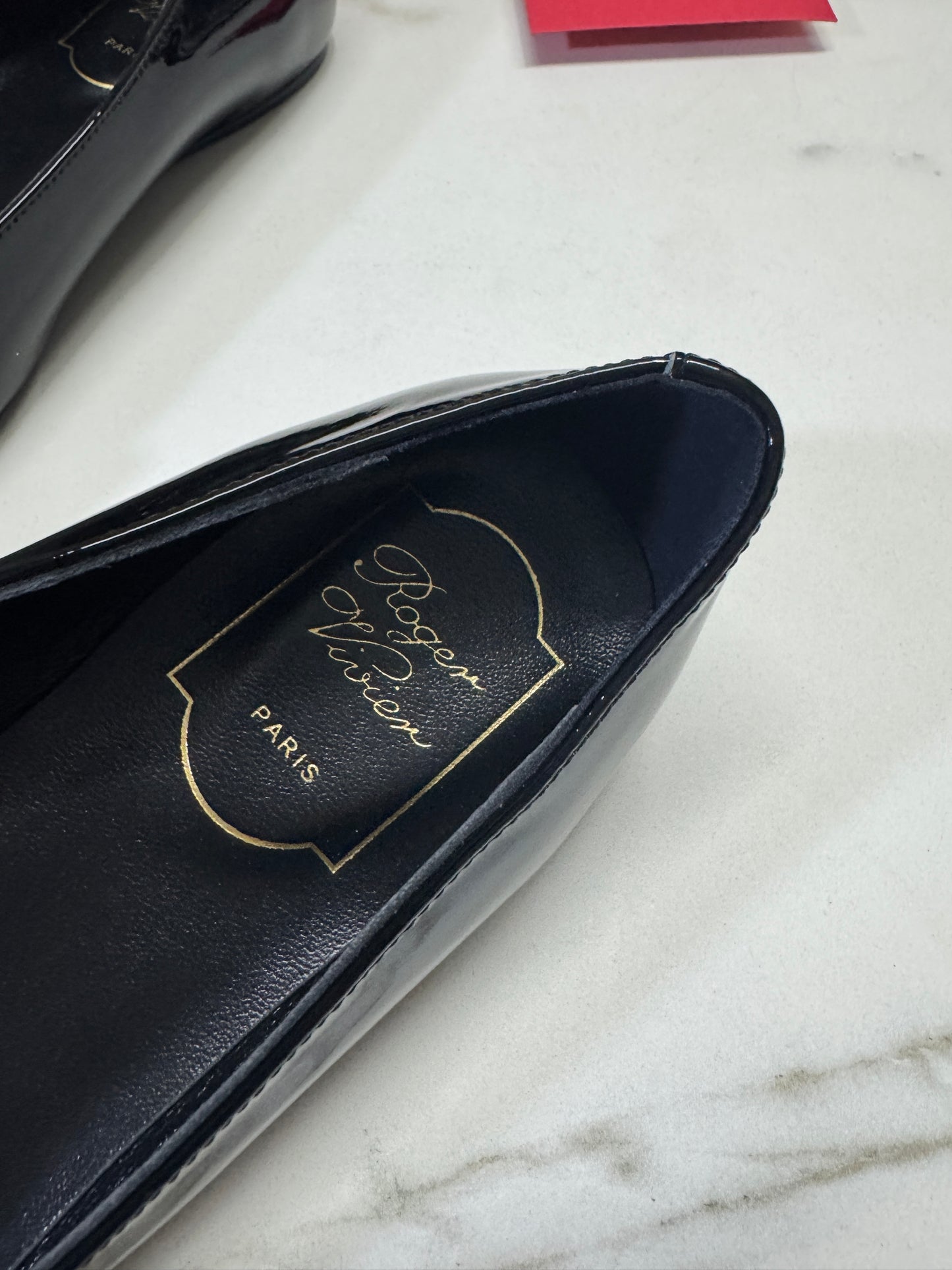 RV Trompette 漆皮芭蕾舞鞋