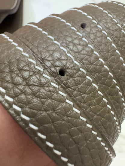 HERMES Halzan 25 大象灰金扣