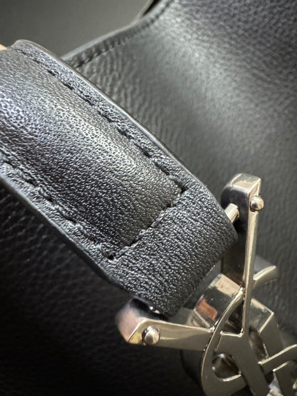 YSL LE 5 A 7 Hobo 黑銀 Large
