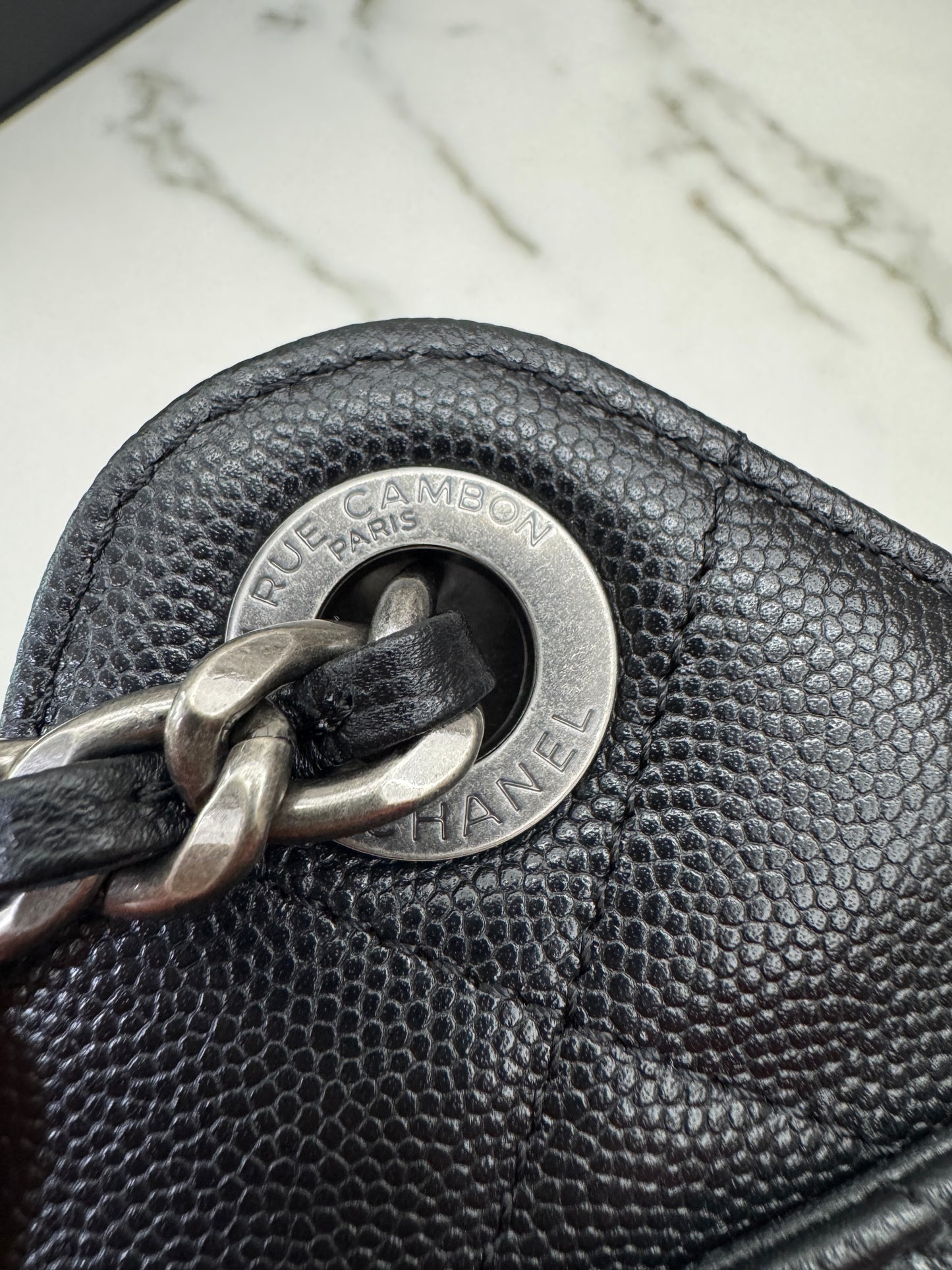 CHANEL Mini 25Bag 黑銀