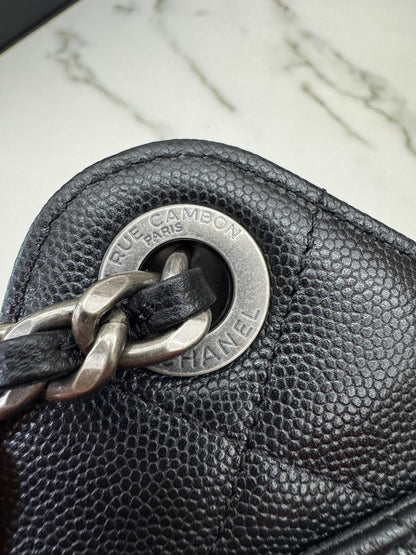 CHANEL Mini 25Bag 黑銀