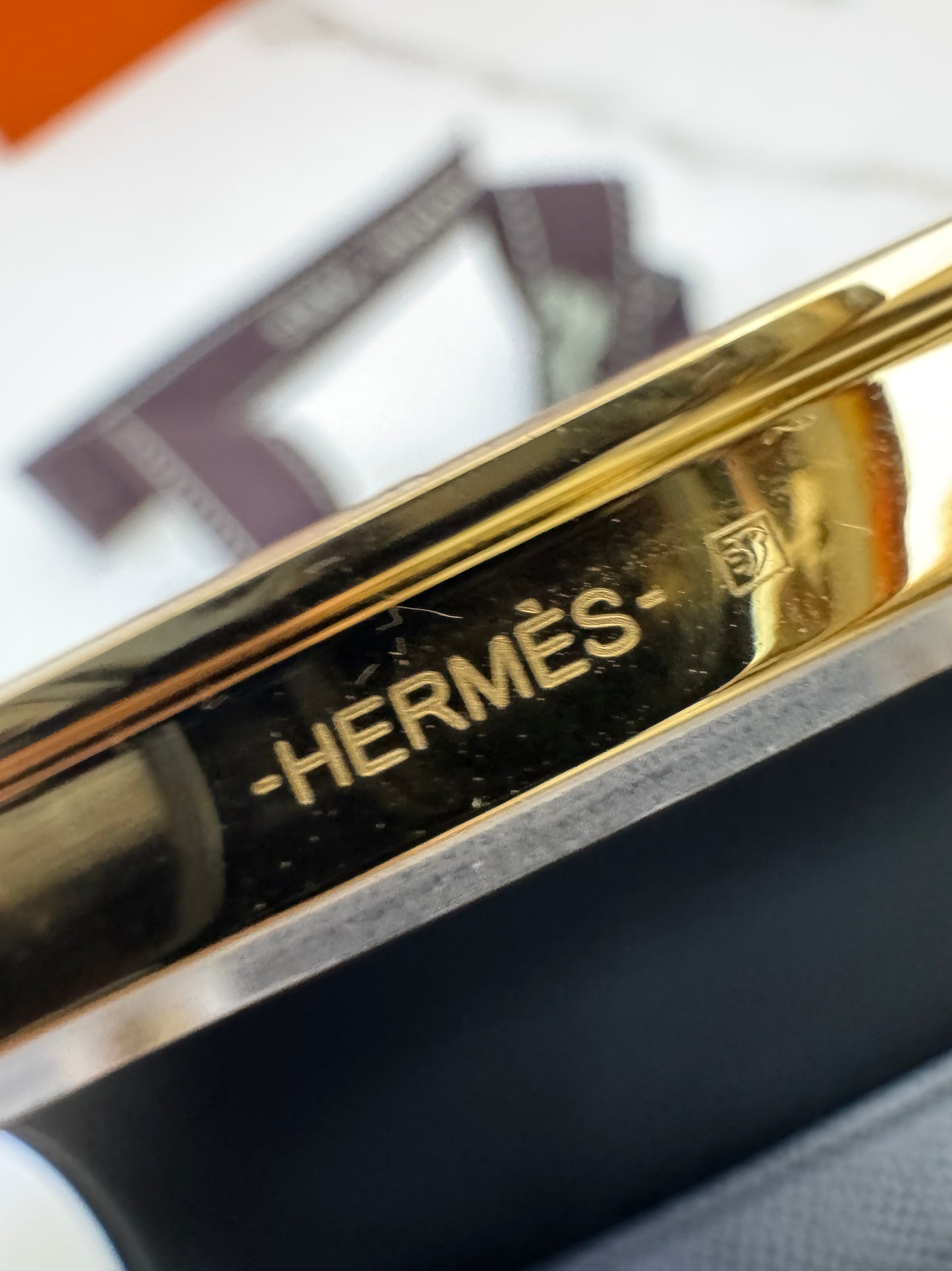 HERMES Mini Constance 黑金 Epsom Noir GHW 新鏡子版