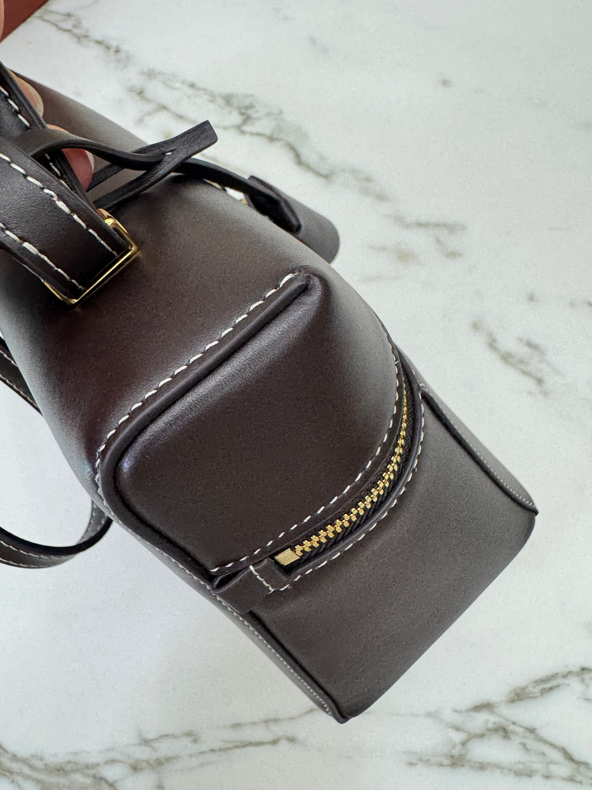 LORO PIANA Extra Bag 27 Dark Chocolate