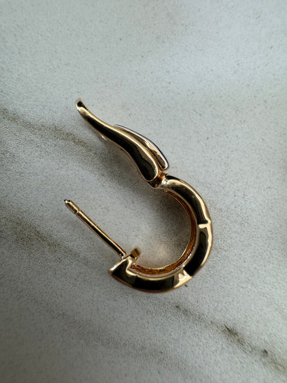 CHANEL Coco Crush 玫瑰金耳環