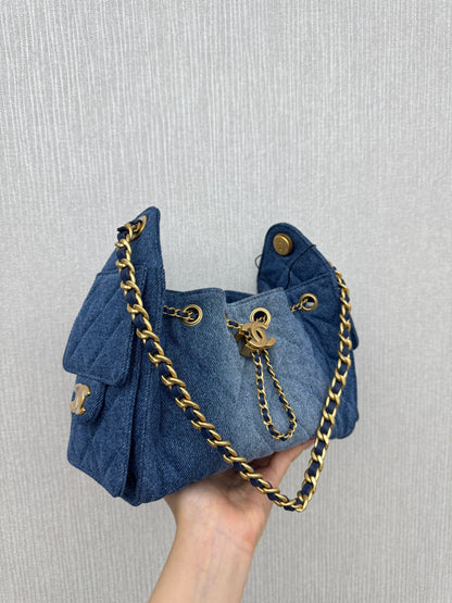 CHANEL Mini 25 Bag 藍牛仔