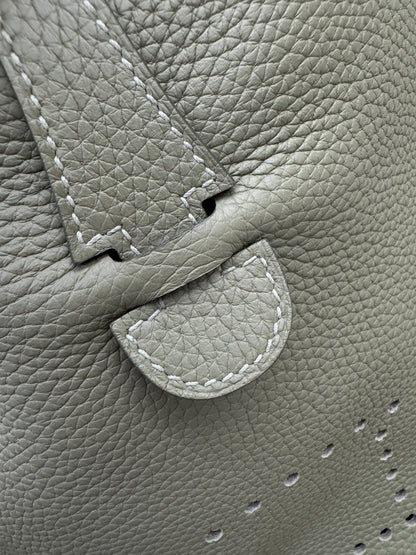 HERMES Evelyne 33 鼠尾草綠金扣 Q1 Sauge GHW