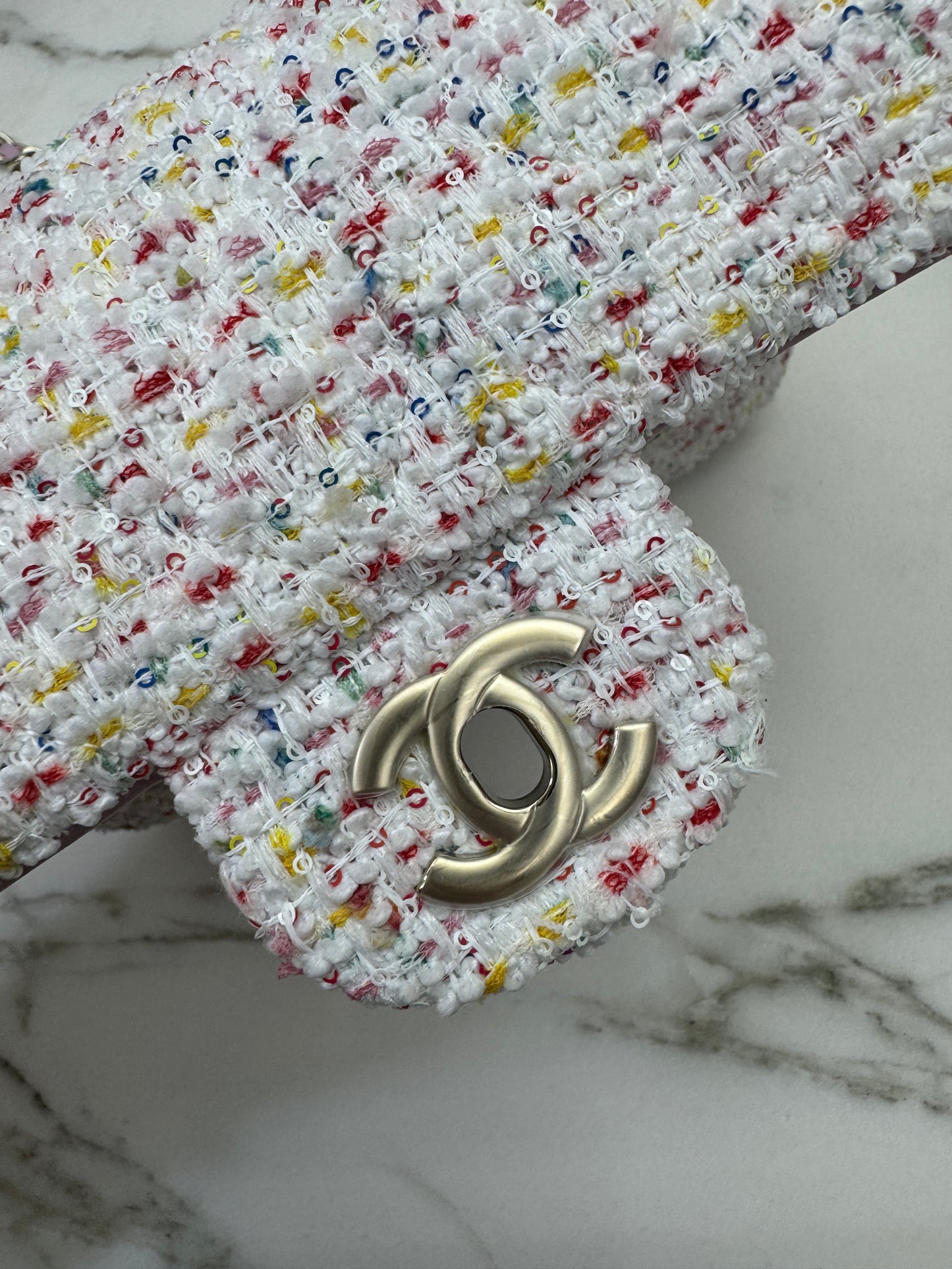 CHANEL 25P Mini CF20 毛呢 Tweed