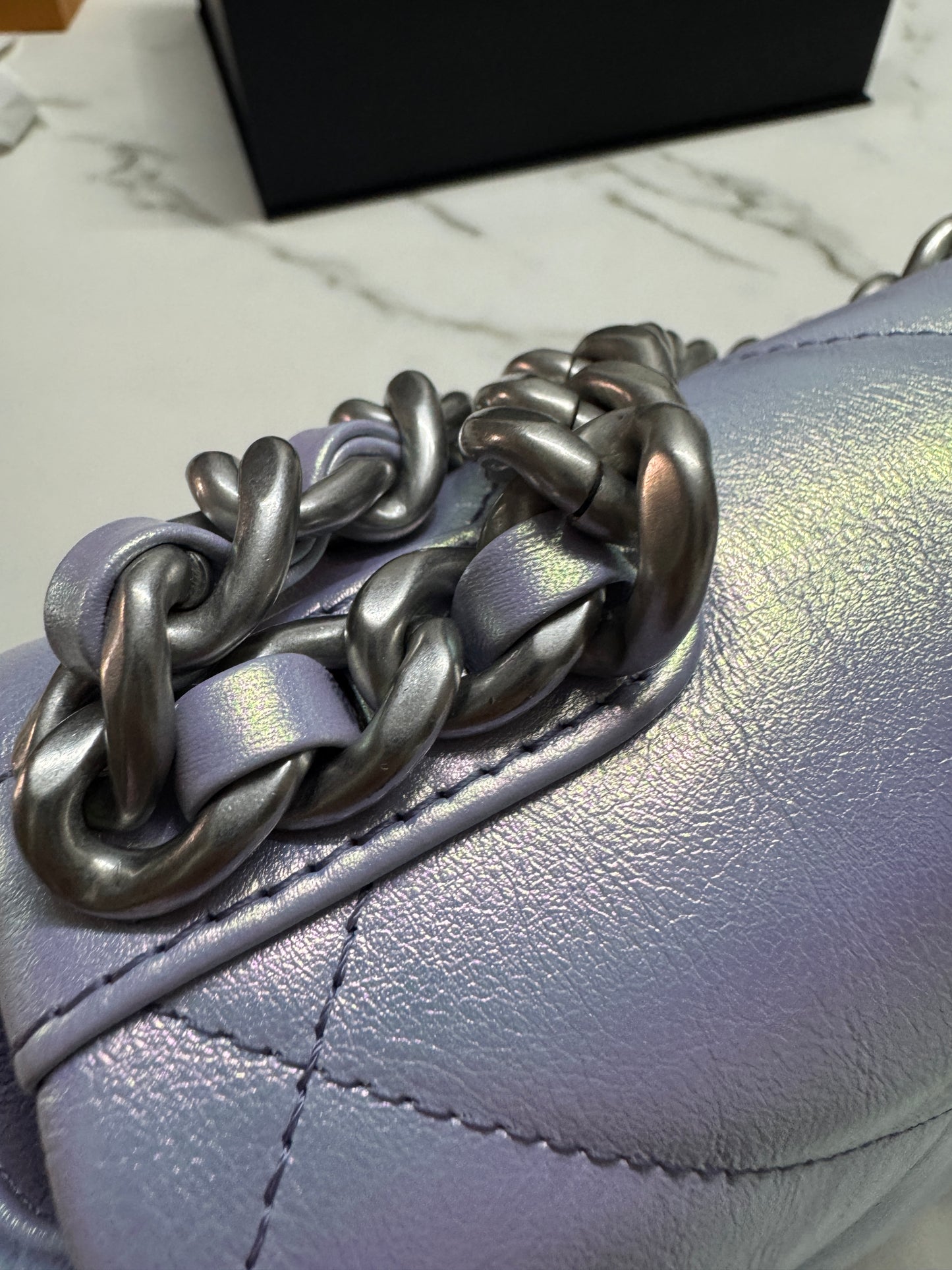 CHANEL 19 Bag Small 22P幻彩紫 小號