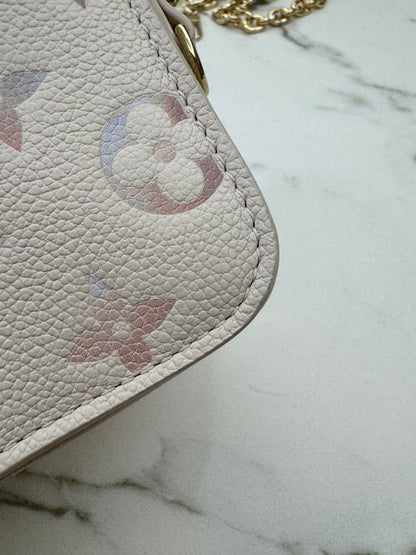 LV Pochette Metis East-West 漸變紫