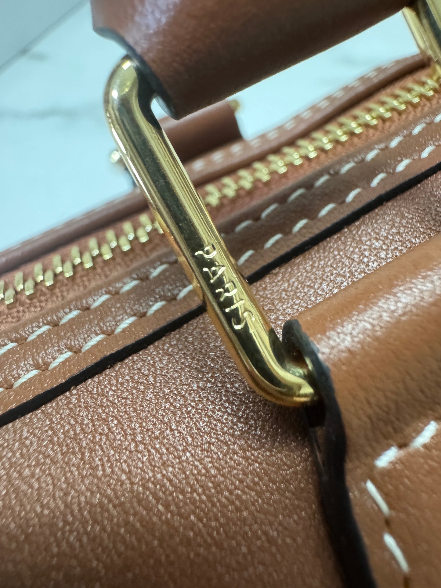 CELINE Triomphe Boston 棕色