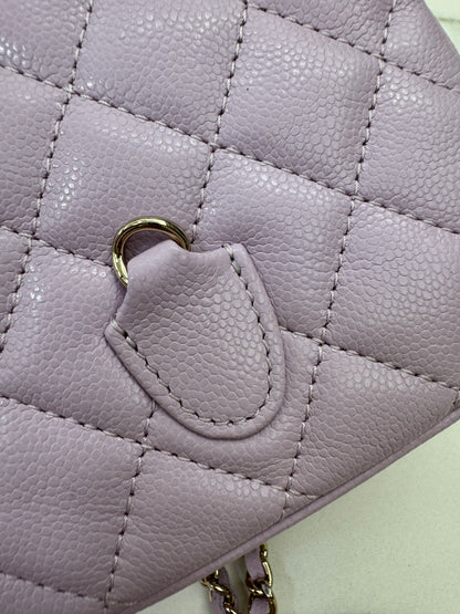 CHANEL Mini Backpack 小書包 24A粉紫色