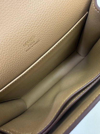 HERMES Roulis 19 奶茶色淺金扣 Chai Evercolor PBHW