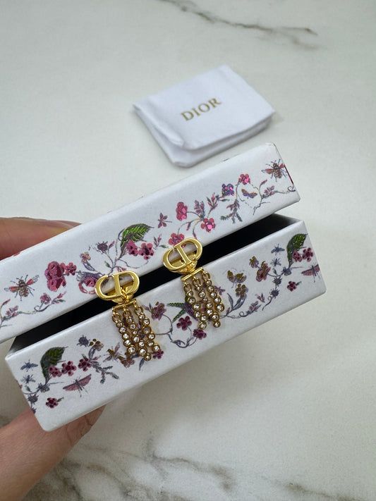 DIOR 流蘇耳環