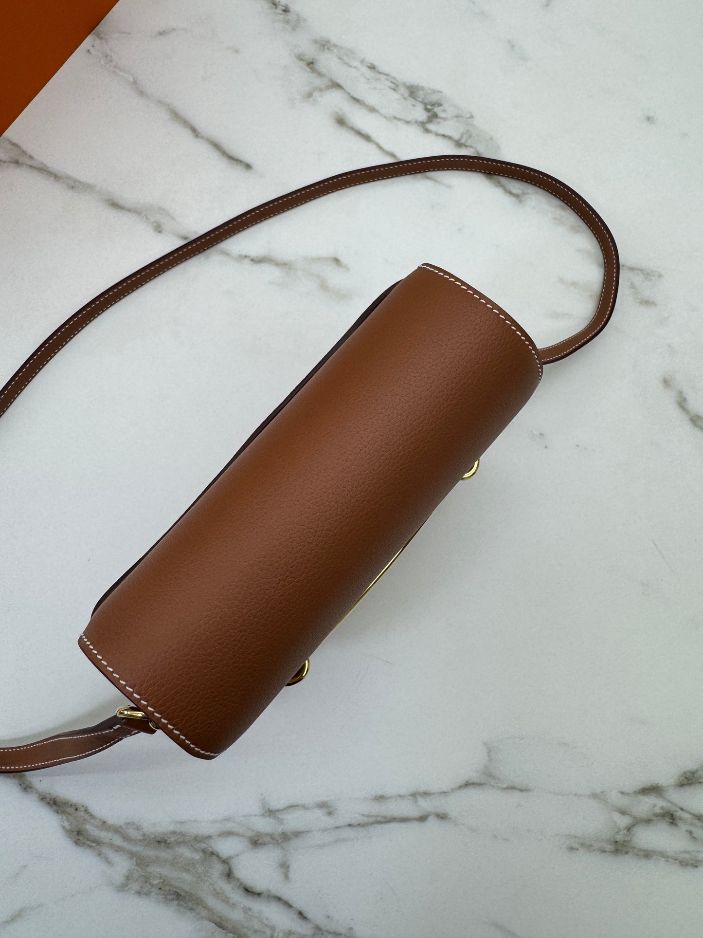 HERMES Mini Roulis Gold Evercolor GHW