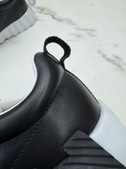 HERMES Bouncing 運動鞋 黑色皮面