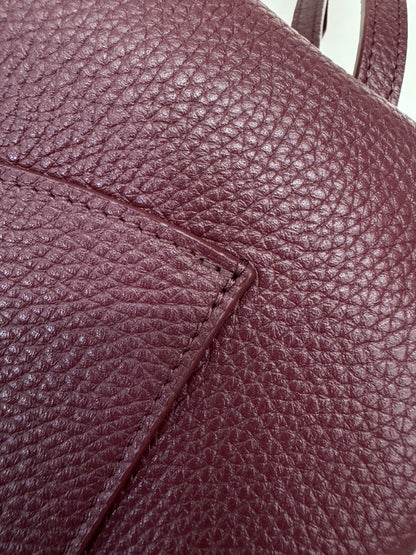 CHANEL 26S Maxi Flap Bag Small 酒紅色金扣 Burgundy GHW
