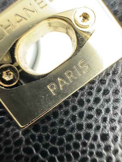 CHANEL 青蛙Duma 荔枝牛皮 Large