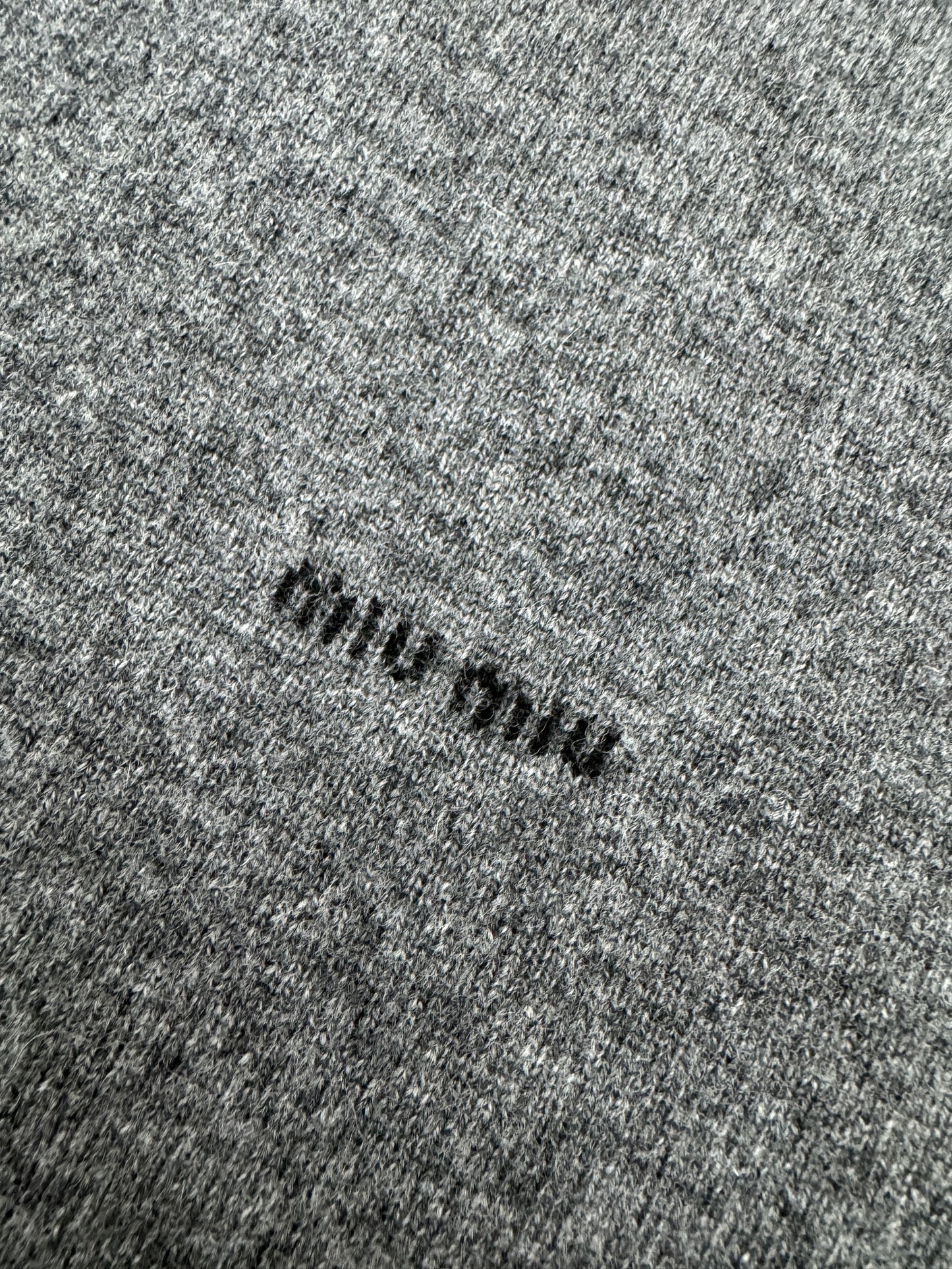 MIU MIU 短袖羊絨針織衫