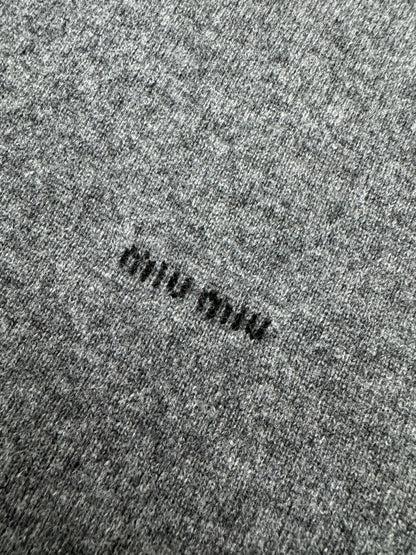 MIU MIU 短袖羊絨針織衫