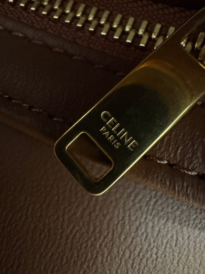 CELINE Triomphe Besace 凱旋門馬鞍包 老花Canvas