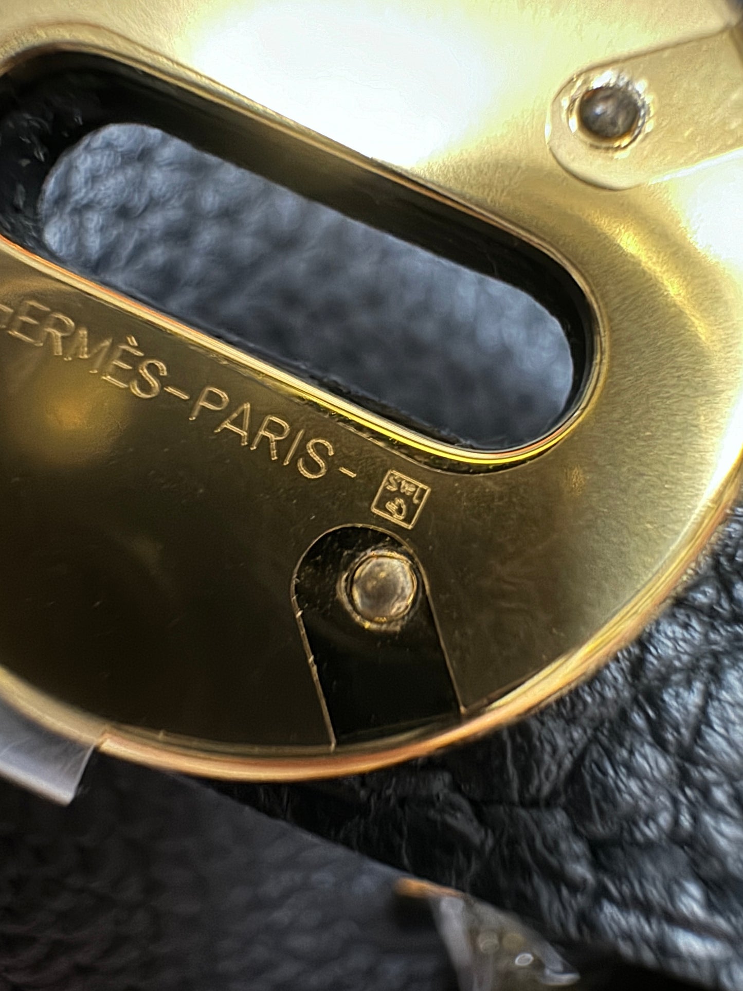 HERMES Lindy26 黑色金扣 TC