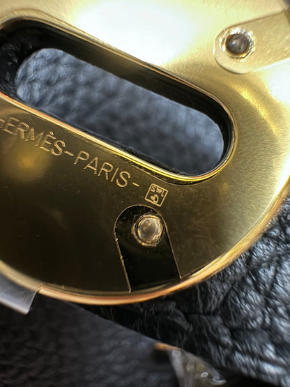 HERMES Lindy26 黑色金扣 TC