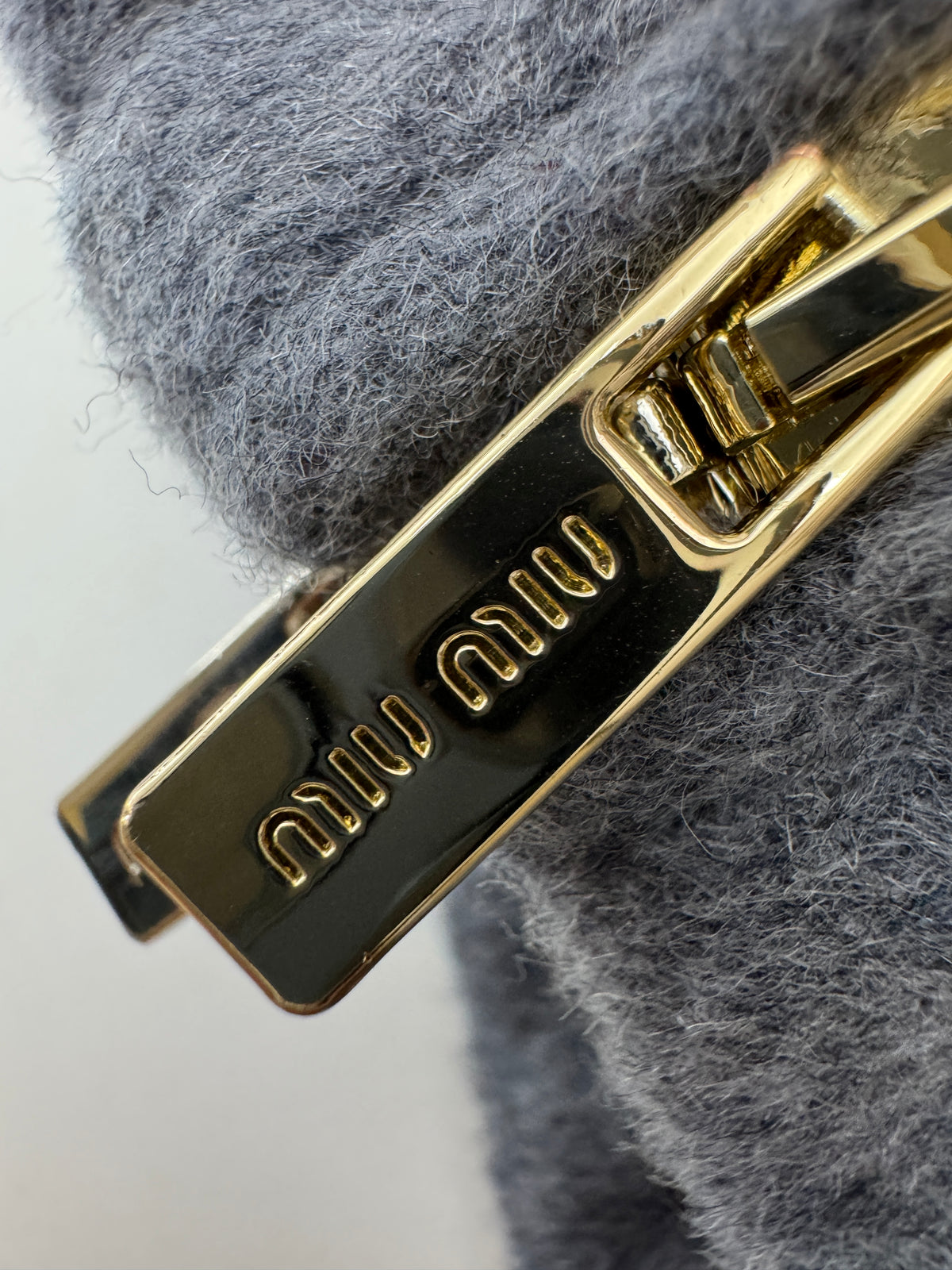 MIU MIU 25FW 灰色羊毛外套