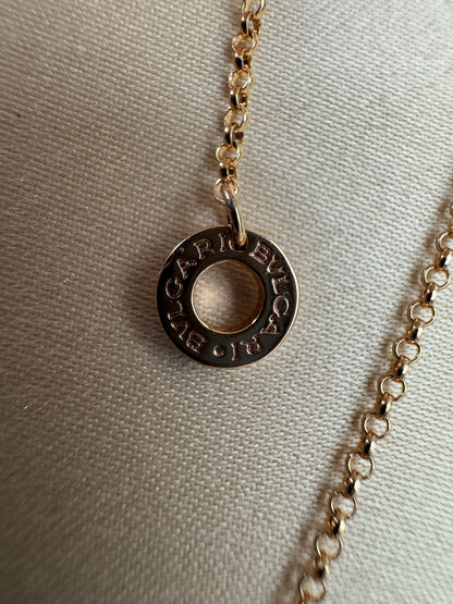 BVLGARI B Zero 玫瑰金項鏈