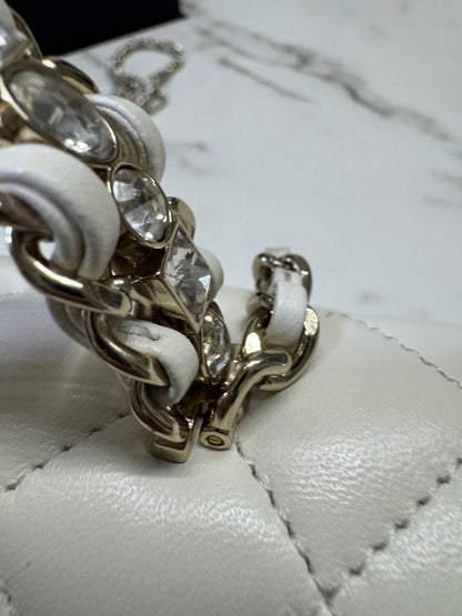 CHANEL 23A 水鑽 Mini CF Handle