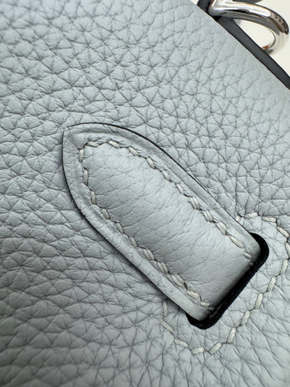 HERMES Kelly 25 Togo內縫 木偶灰銀扣 Gris Pantin PHW