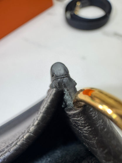 HERMES Mini Evelyn Noir GHW