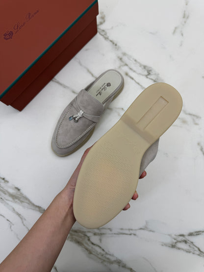 LORO PIANA Charms Walk Babouche Loafers