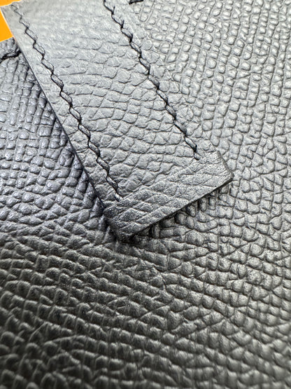 HERMES Bearn Wallet 長款 黑色金扣 Epsom