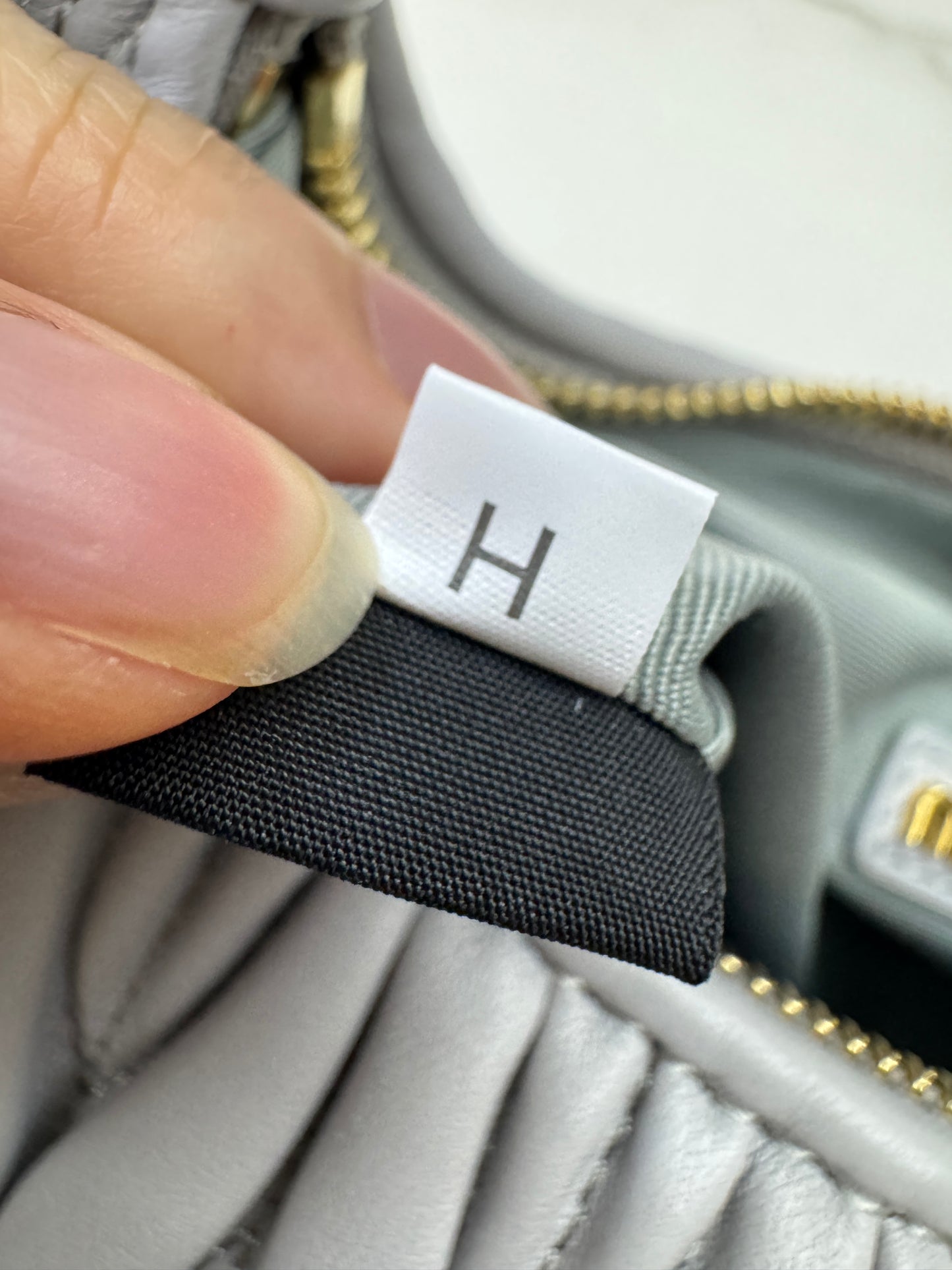 MIU MIU Wander Small 霧霾藍