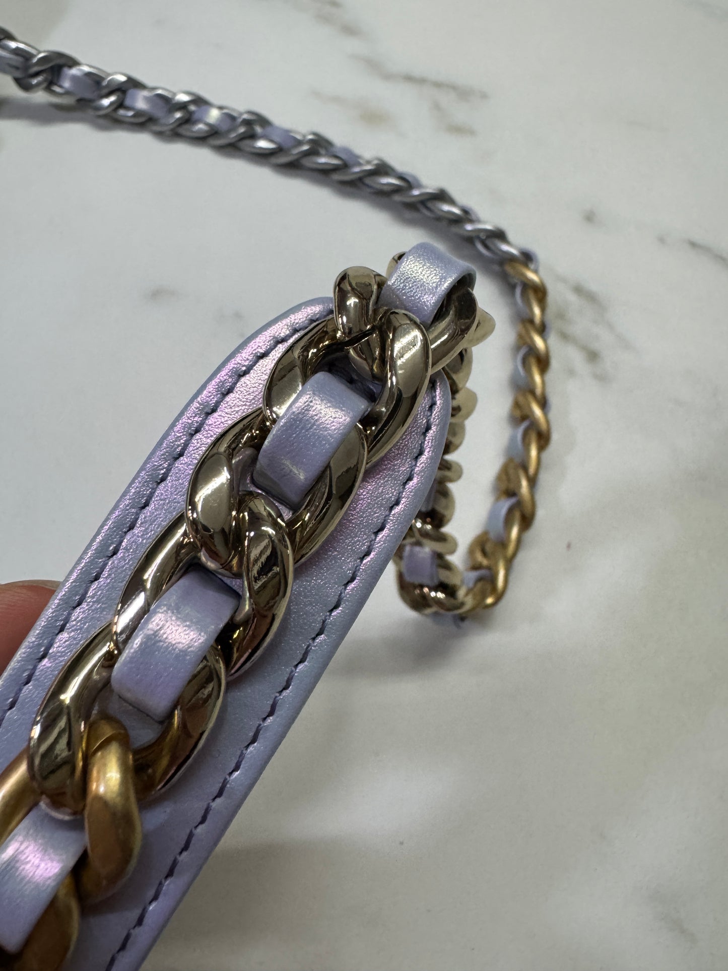 CHANEL 19 Bag Small 22P幻彩紫 小號