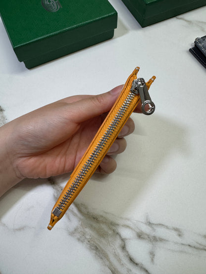 GOYARD Bourbon Zipped Cardholder 黃色