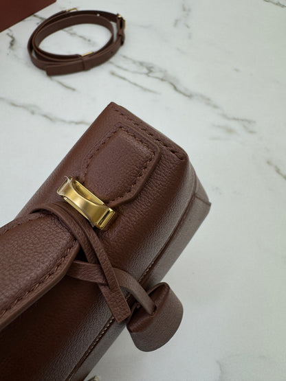LORO PIANA Extra Bag 23 焦糖棕色
