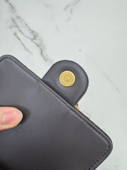 CHANEL 25Bag 麂皮深棕色 Small