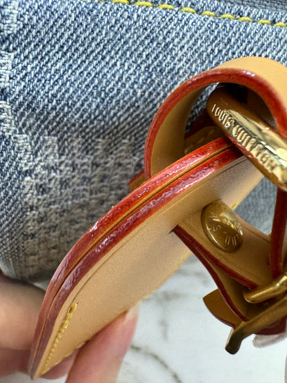 LV Nano Speedy 棋盤格牛仔