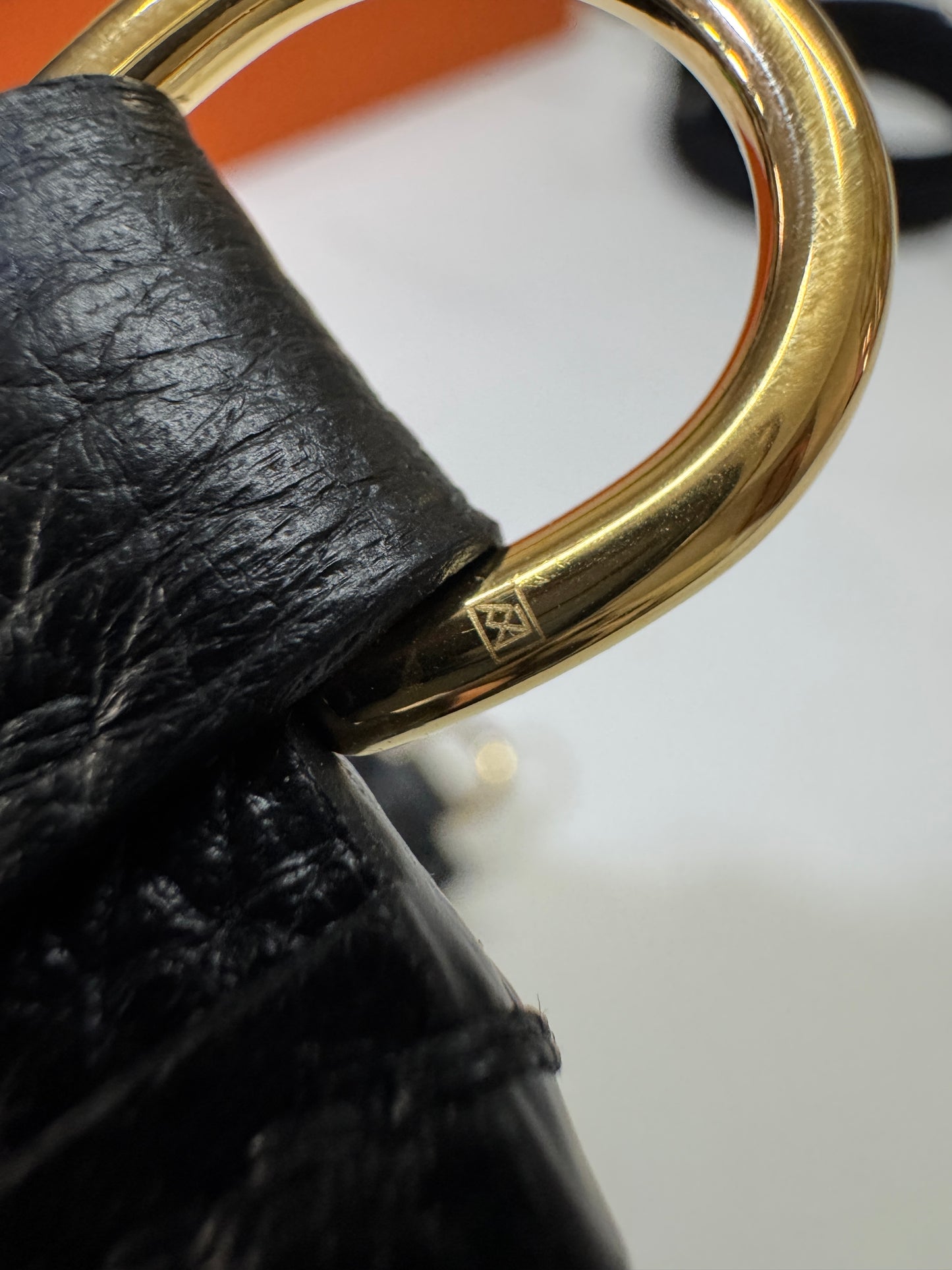 HERMES Mini Evelyn Noir GHW