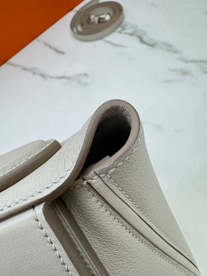 HERMES Mini 2424 冰川白金扣 Evercolor