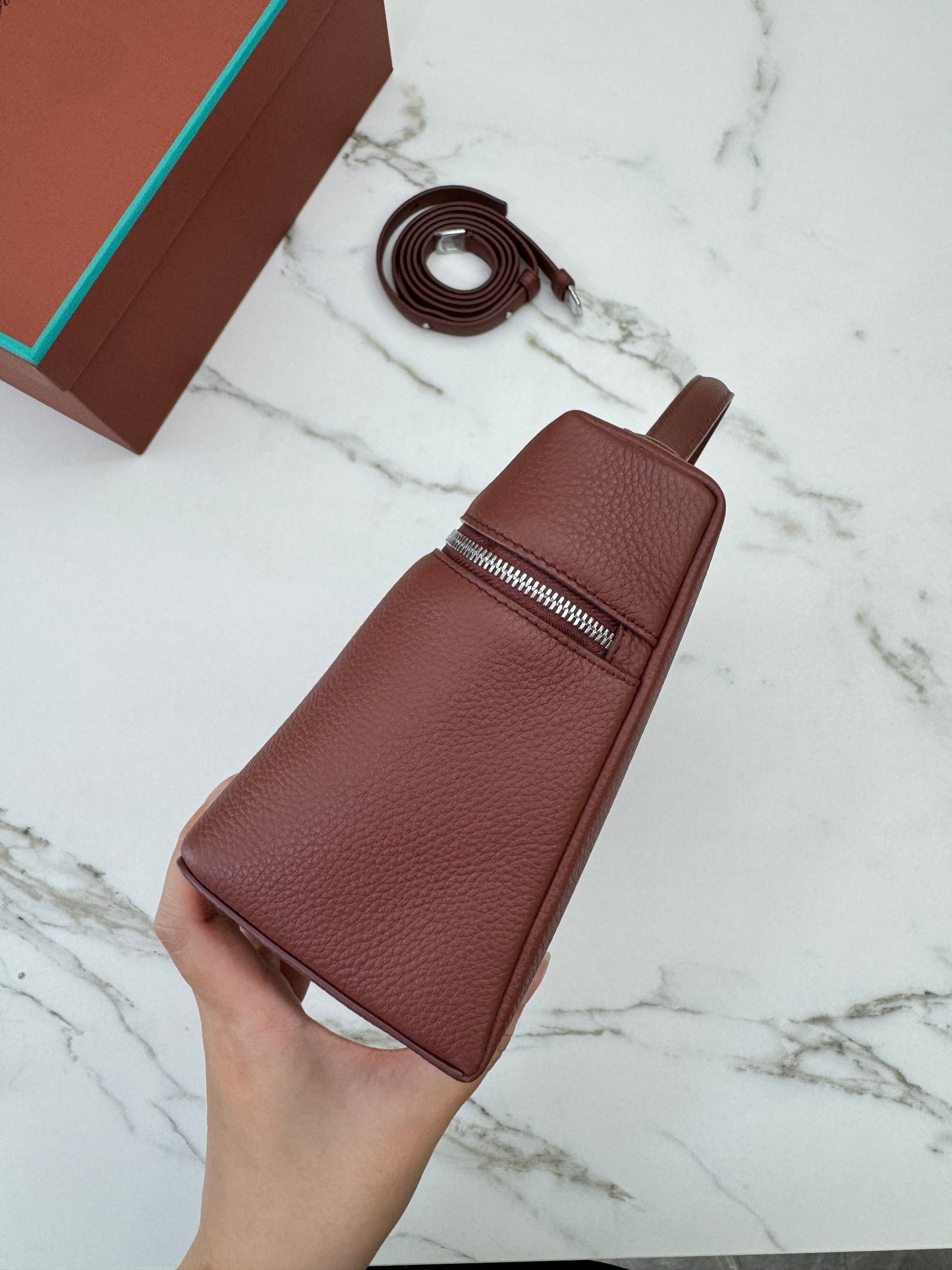 LORO PIANA Extra Pocket 27 Kummel