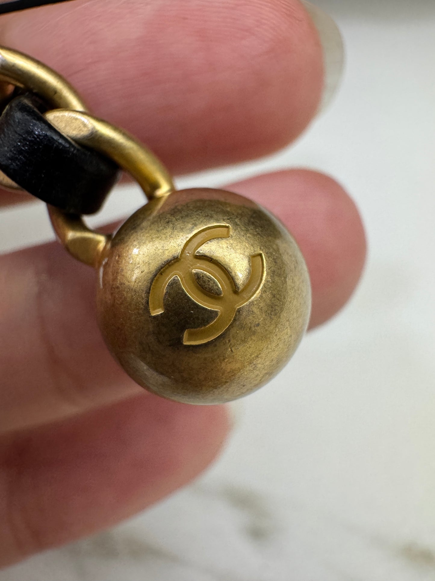 CHANEL 24C雙金珠中號22cm