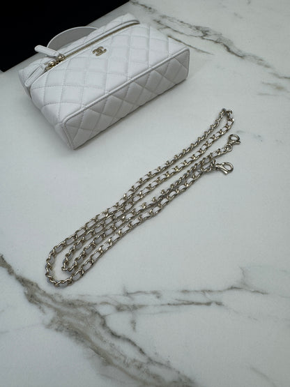 CHANEL 25C LP盒子包 白色 Vanity