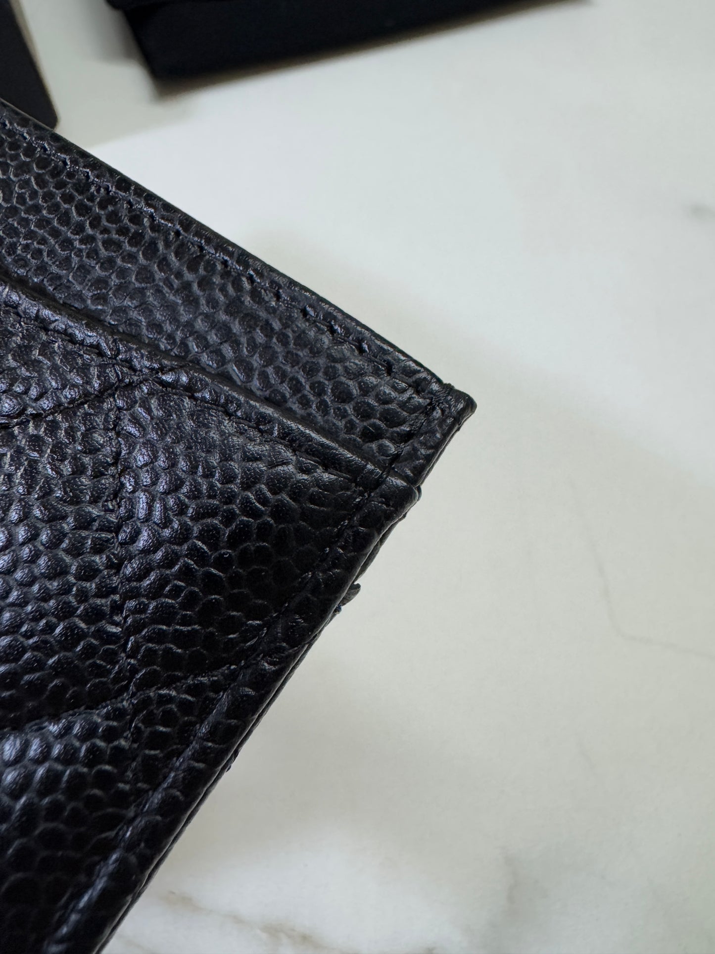 CHANEL Card Holder 黑金牛 HAAS皮