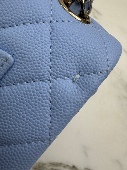 CHANEL CF23 Small 23P粉藍色