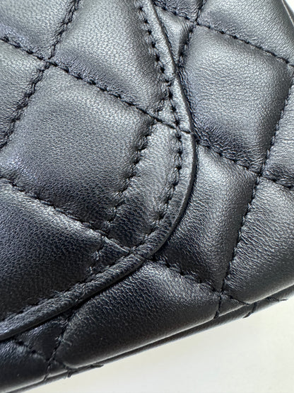 CHANEL 25K亮面淺金球 Mini CF20 Pearl Crush
