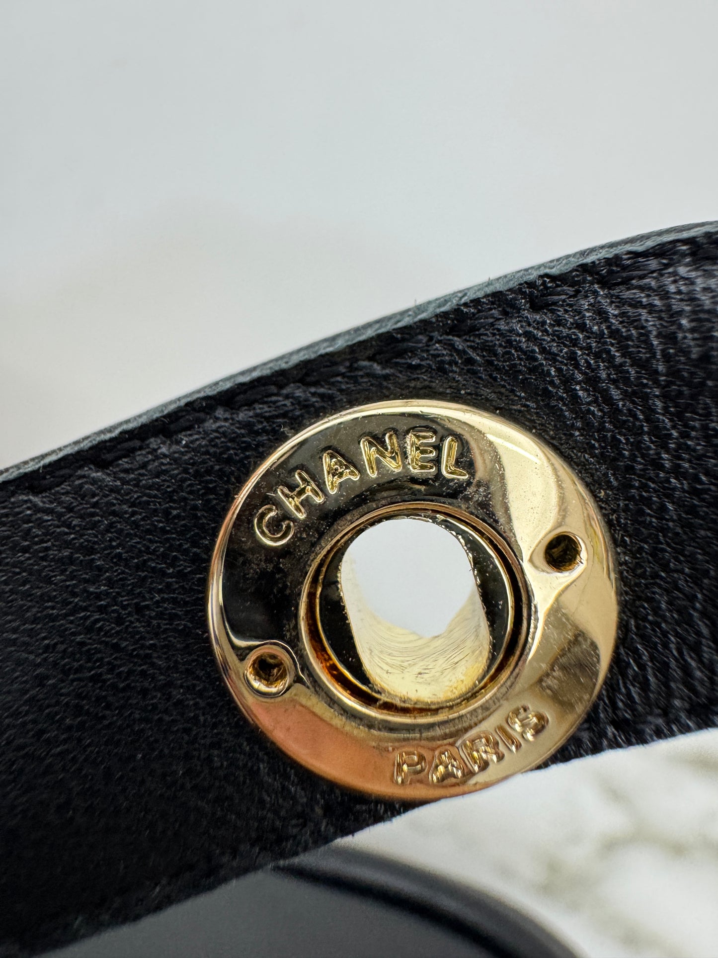 CHANEL 25K T字厚底樂福鞋