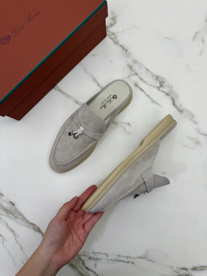 LORO PIANA Charms Walk Babouche Loafers