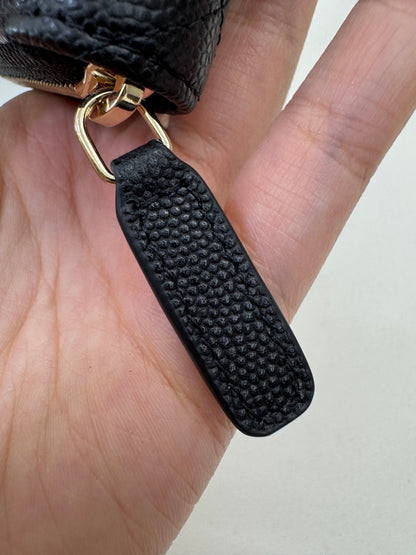 CHANEL 24B半鑽扣 加大零錢包 可放對摺紙幣